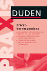 Buchcover Duden Praxis – Privatkorrespondenz