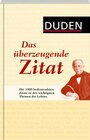 Buchcover Duden - Das überzeugende Zitat