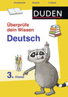 Buchcover Überprüfe dein Wissen - Deutsch 3. Klasse