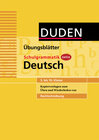 Buchcover Übungsblätter Rechtschreibung zur Duden Schulgrammatik extra - Deutsch
