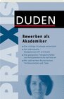 Buchcover Duden Praxis - Bewerben als Akademiker