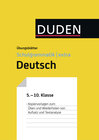 Buchcover Übungsblätter Aufsatz/Textanalyse zur Duden Schulgrammatik extra - Deutsch