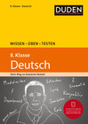 Buchcover Wissen – Üben – Testen: Deutsch 8. Klasse
