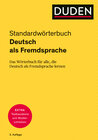Buchcover Duden – Deutsch als Fremdsprache – Standardwörterbuch