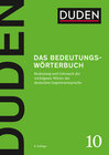 Buchcover Das Bedeutungswörterbuch