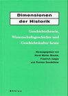 Buchcover Dimensionen der Historik