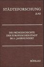 Buchcover Die Frühgeschichte der europäischen Stadt im 11. Jahrhundert