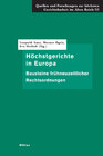 Buchcover Höchstgerichte in Europa