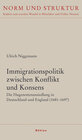 Buchcover Immigrationspolitik zwischen Konflikt und Konsens