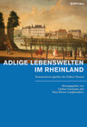Buchcover Adlige Lebenswelten im Rheinland