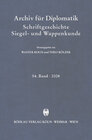 Buchcover Archiv für Diplomatik, Schriftgeschichte, Siegel- und Wappenkunde 54 (2008)