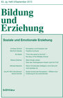 Buchcover Bildung und Erziehung / Soziale und emotionale Erziehung