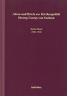 Buchcover Akten und Briefe zur Kirchenpolitik Herzog Georgs von Sachsen