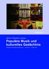 Buchcover Populäre Musik und kulturelles Gedächtnis