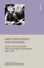 Buchcover Aristokratismus und Moderne