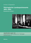 Buchcover Thüringische Landesparlamente 1919-1952