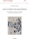 Buchcover Texte inmitten der Künste