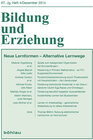 Buchcover Neue Lernformen – Alternative Lernwege