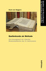 Buchcover Quellenkunde als Methode