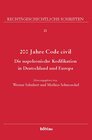 Buchcover 200 Jahre Code civil