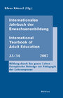 Buchcover Internationales Jahrbuch der Erwachsenenbildung /International Yearbook of Adult Education / Bildung durch das ganze Leb