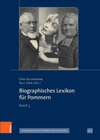 Buchcover Biographisches Lexikon für Pommern