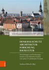 Buchcover Denkmalschutz - Architekturforschung - Baukultur