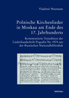 Buchcover Polnische Kirchenlieder in Moskau am Ende des 17. Jahrhunderts