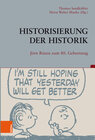 Buchcover Historisierung der Historik
