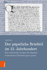 Buchcover Der päpstliche Briefstil im 13. Jahrhundert