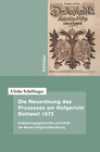 Buchcover Die Neuordnung des Prozesses am Hofgericht Rottweil 1572
