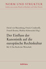 Buchcover Der Einfluss der Kanonistik auf die europäische Rechtskultur