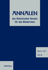 Buchcover Annalen des Historischen Vereins für den Niederrhein