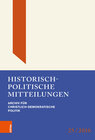 Buchcover Historisch-politische Mitteilungen