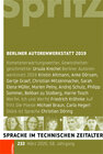 Buchcover Berliner Autorenwerkstatt 2019