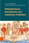 Buchcover Mittelalterliche Rechtstexte und mantische Praktiken
