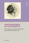 Buchcover Aristokratismus als Kulturkritik