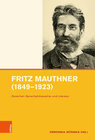 Buchcover Fritz Mauthner (1849–1923)
