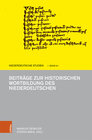 Buchcover Beiträge zur historischen Wortbildung des Niederdeutschen