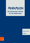 Buchcover Annalen des Historischen Vereins für den Niederrhein 224 (2021)