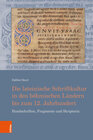 Buchcover Die lateinische Schriftkultur in den böhmischen Ländern bis zum 12. Jahrhundert