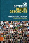 Buchcover Ich betreibe Rechtsgeschichte -  (ePub)