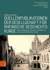 Buchcover Quellenpublikationen der Gesellschaft für Rheinische Geschichtskunde