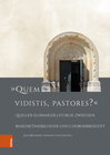 Buchcover „Quem vidistis, pastores?“