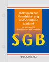Buchcover Richtlinien zur Grundsicherung und Sozialhilfe Saarland