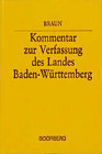 Buchcover Kommentar zur Verfassung des Landes Baden-Württemberg
