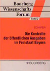 Buchcover Die Kontrolle der öffentlichen Ausgaben im Freistaat Bayern