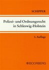 Buchcover Polizei- und Ordnungsrecht in Schleswig-Holstein