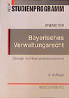 Buchcover Bayerisches Verwaltungsrecht