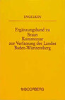 Buchcover Kommentar zur Verfassung des Landes Baden-Württemberg